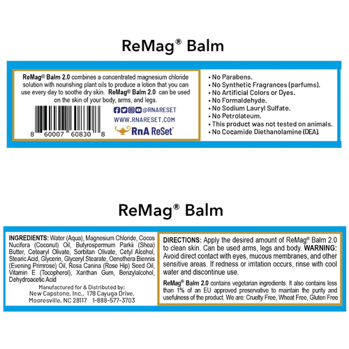 ReMag Balm 2.0 - Baume au magnésium