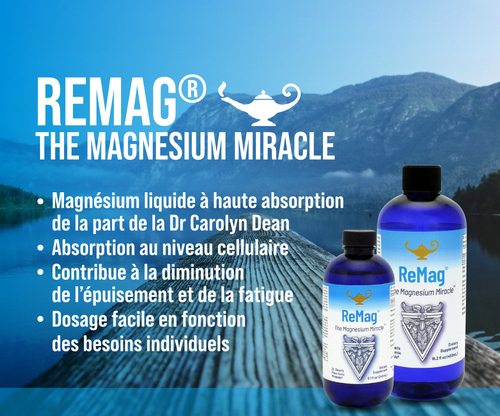 ReMag - The Magnesium Miracle | Magnésium liquide Pico-ion du Dr Dean - 240ml