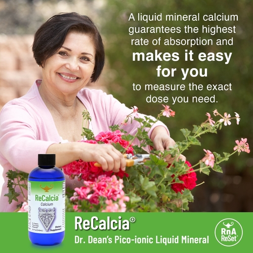 ReCalcia - Solution de calcium | Calcium liquide Pico-ion du Dr Dean - 240 ml