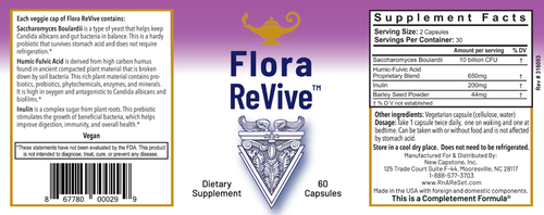 Flora ReVive - Probiotique aux extraits de tourbe - Gélules