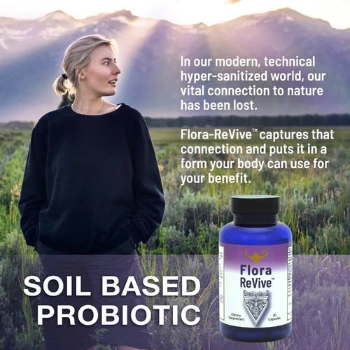 Flora ReVive - Probiotique aux extraits de tourbe - 60 Gélules