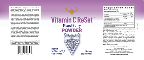 Vitamin C ReSet - Vitamine C - Boisson en poudre