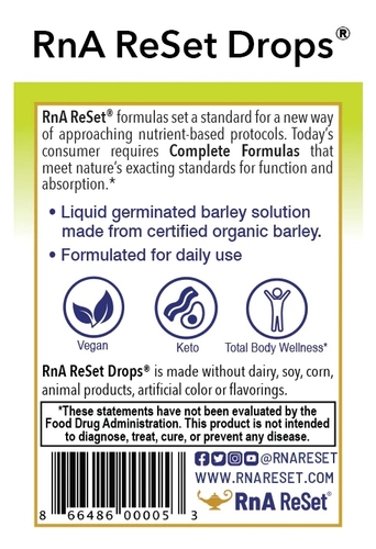 RnA ReSet Drops - Extrait d'orge - 44 ml
