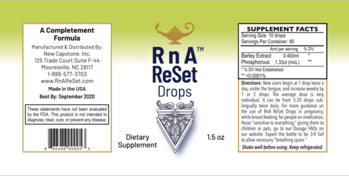 RnA ReSet Drops - Extrait d'orge