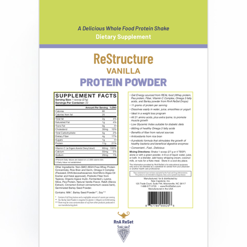 ReStructure - Poudre de protéine - Vanille