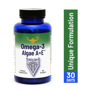 Omega-3 Algae A+E - Acides gras oméga-3 végétaliens provenant d´algues - 60 u